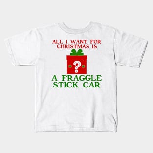 Fraggle Stick Car Kids T-Shirt